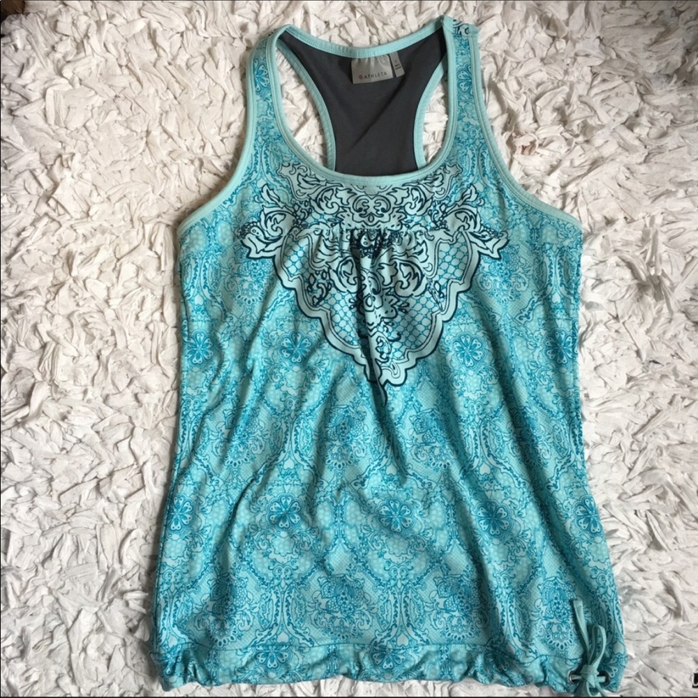 Athleta pattern racer back. Great condition.